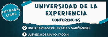 Imagen noticia 'Conferencia de clausura del Curso Académico de la Universidad para Mayores en Barbastro, Fraga y Sabiñánigo.'