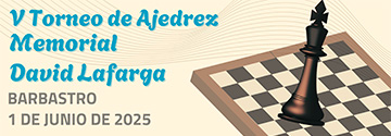 Imagen noticia 'V Torneo de Ajedrez Memorial David Lafarga '