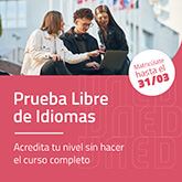 Prueba libre de idiomas en la UNED