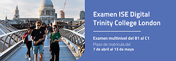 Imagen noticia 'Abierta la matrícula para el examen ISE Digital de Trinity College London '