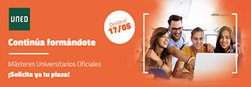 Imagen noticia 'Abierto el plazo de admisión en los másteres oficiales de la UNED para el curso 2026/2027'
